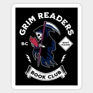 Grim Readers Book Club Magnet
